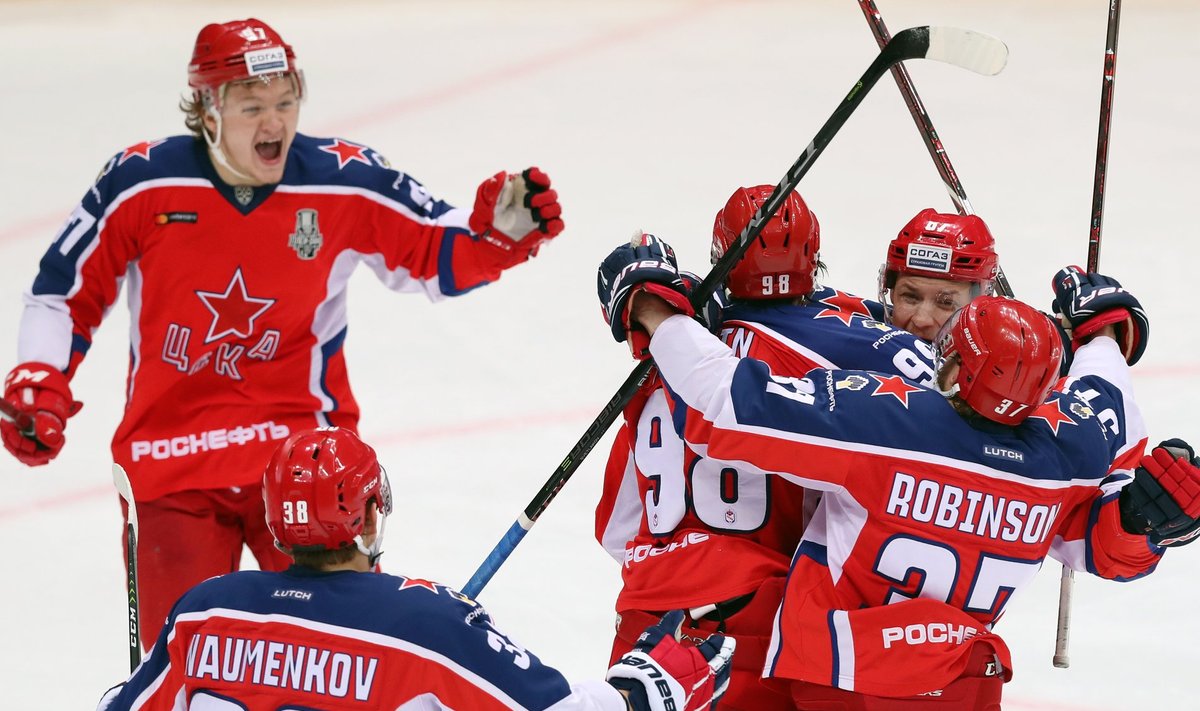 KHL Western Conference Final, Leg 5: CSKA Moscow 3 - 0 SKA St Petersburg