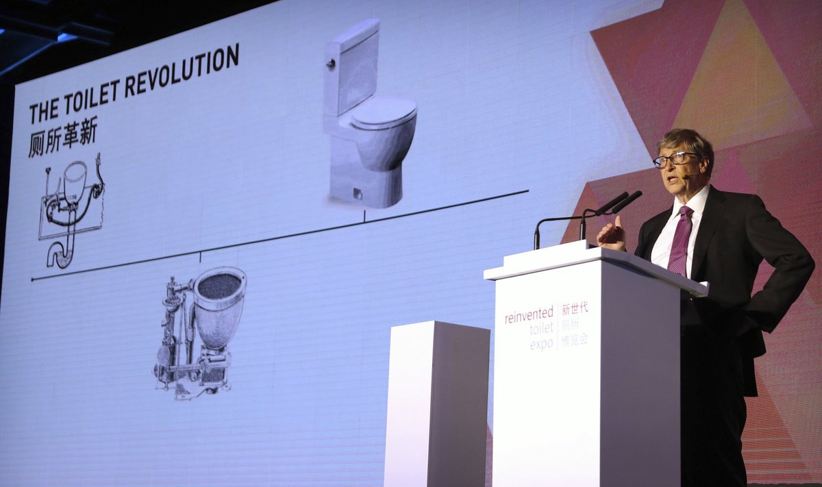 Bill Gates WC-revolutsiooni tutvustusel
