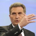 Günther Oettinger kutsus raadio otse-eetris Ukrainat üles gaasivõlga tasuma