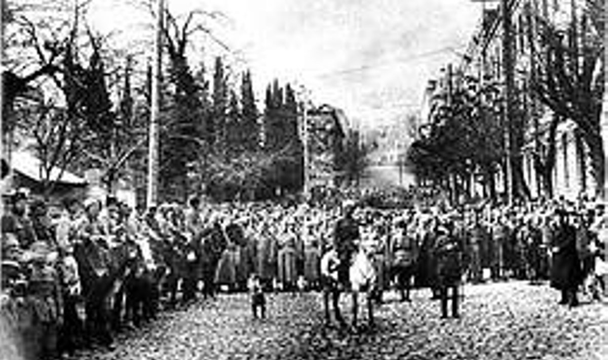 SISSETUNG: Punaarmee 11. armee vallutab Thbilisit 25. veebruaril 1921. repro