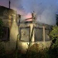 ФОТО с места происшествия: От горевшего дома в Вильяндимаа остались только стены