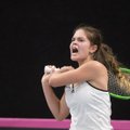 16-aastane Katriin Saar võitis naiste tenniseturniiril neljanda mängu järjest