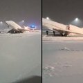 Правда ли, что на видео запечатлён самолёт, вмёрзший в снег перед вылетом из Мюнхена на конференцию по глобальному потеплению?