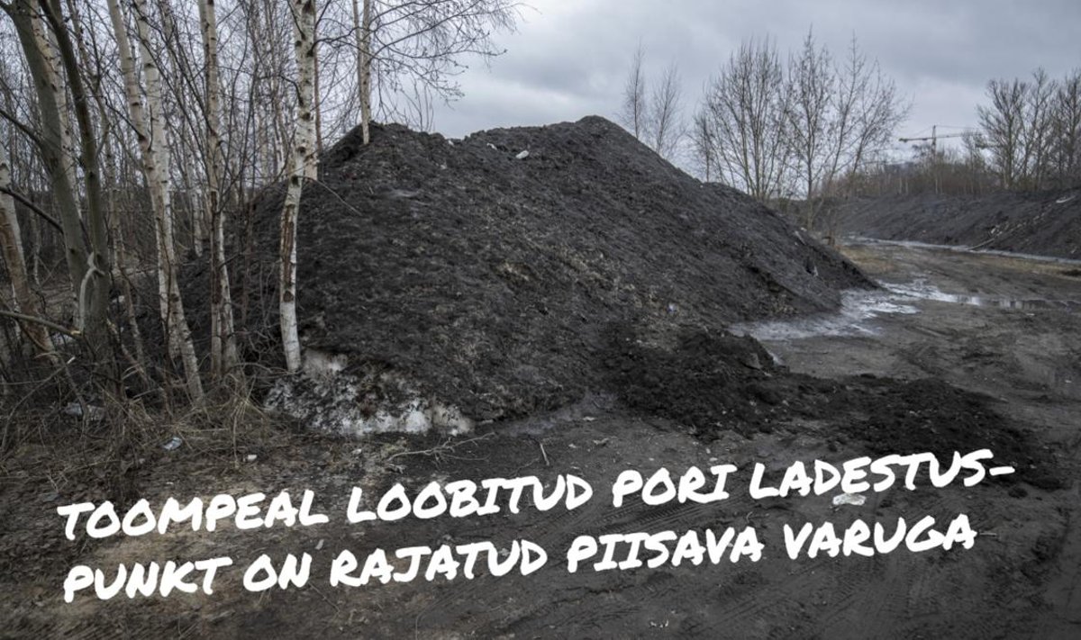 VARUGA: Toompeal loobitud pori ladestuspunkt on rajatud piisava varuga.
