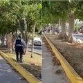 ВИДЕО | На курорте в Мексике голый турист из Эстонии нокаутировал полицейского