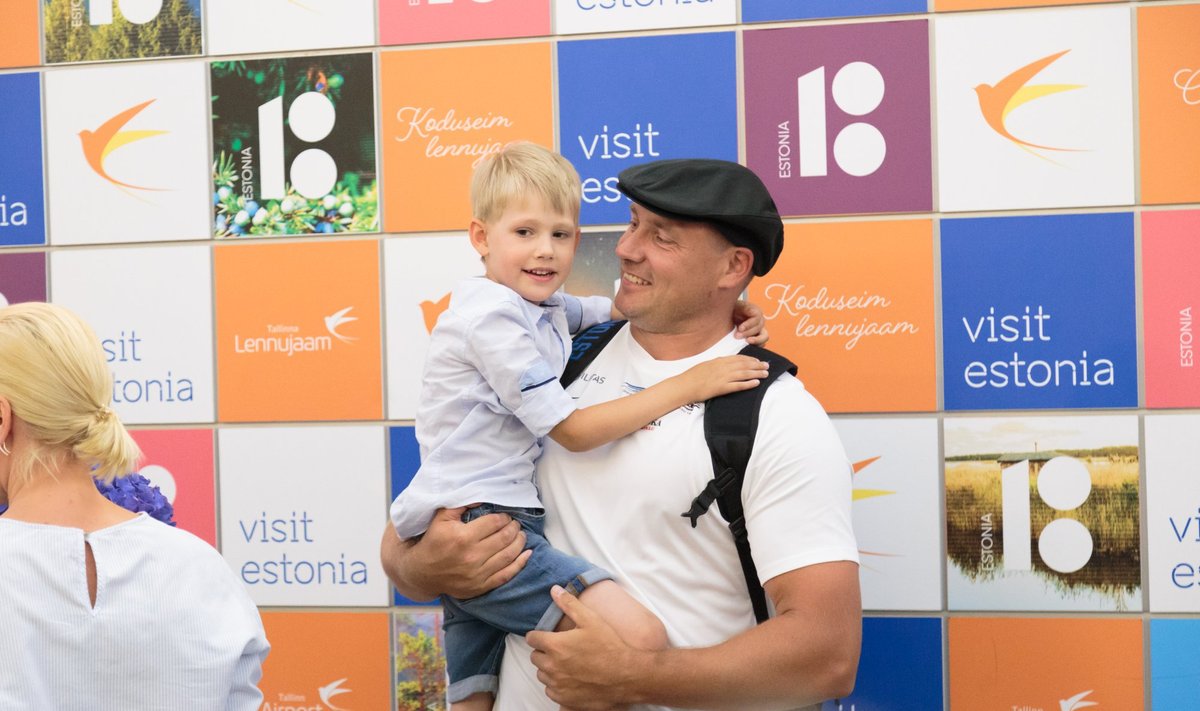 AMMUNE AEG: 2018. aastal tervitas poeg Kristjan Tallinna Lennujaamas isa Gerd Kanterit, kes naases oma tippsportlase elu viimaselt suurvõistluselt. Nüüdseks on poeg kõvasti pikkust visanud ja kasvab isast pikemakski, ennustab Gerd.