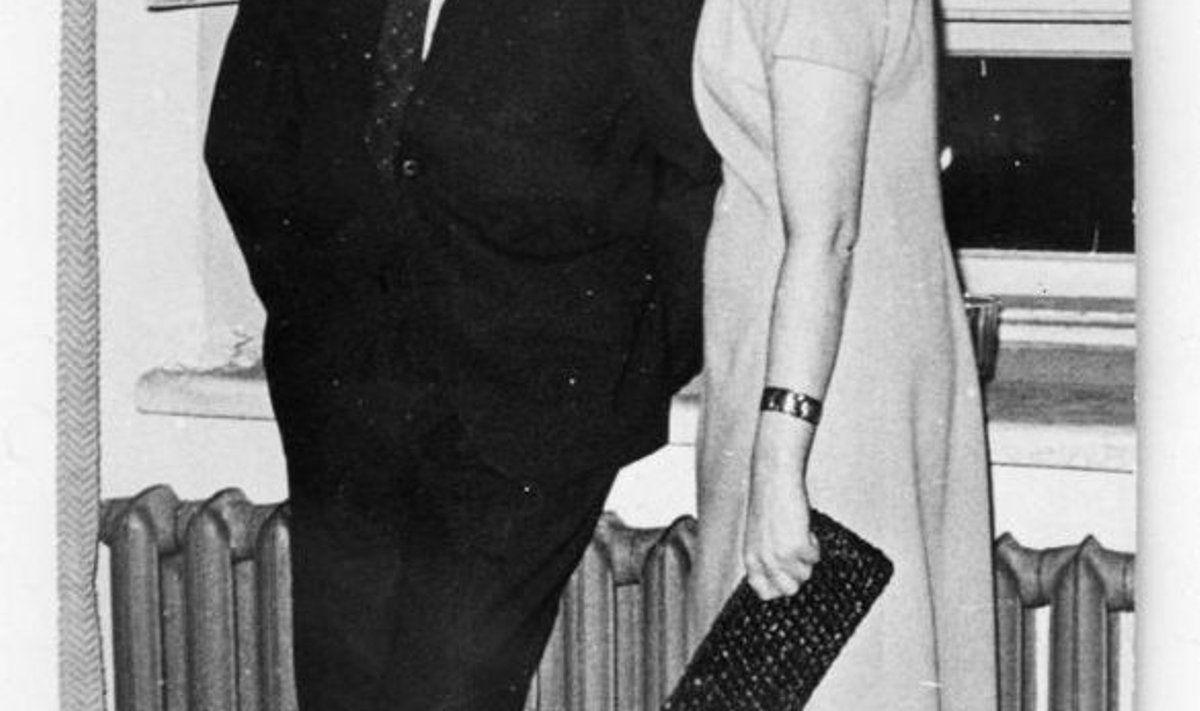 Arnold ja Ingrid Rüütel 1968. aastal (40 aastat tagasi) Tartu Näidissovhoosi peol