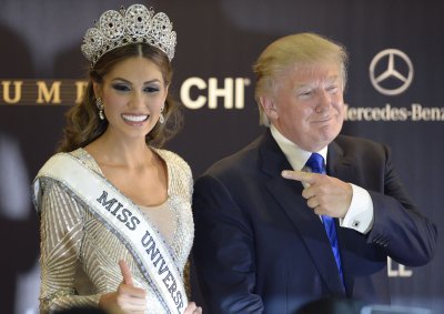 Miss Universum Gabriela Isler ja Trump 2013. aastal Moskvas