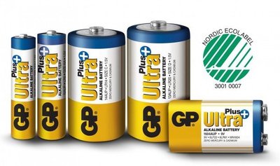 GP-Ultra-Plus Alkaline patareid