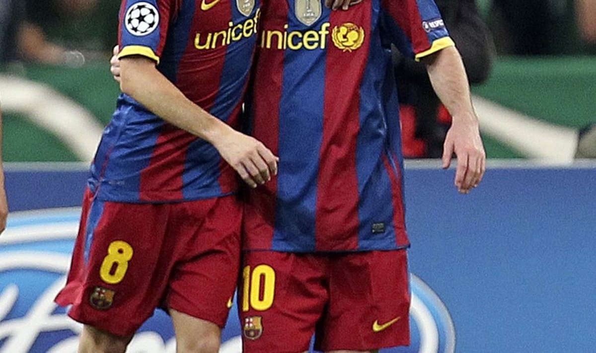 Iniesta ja Messi
