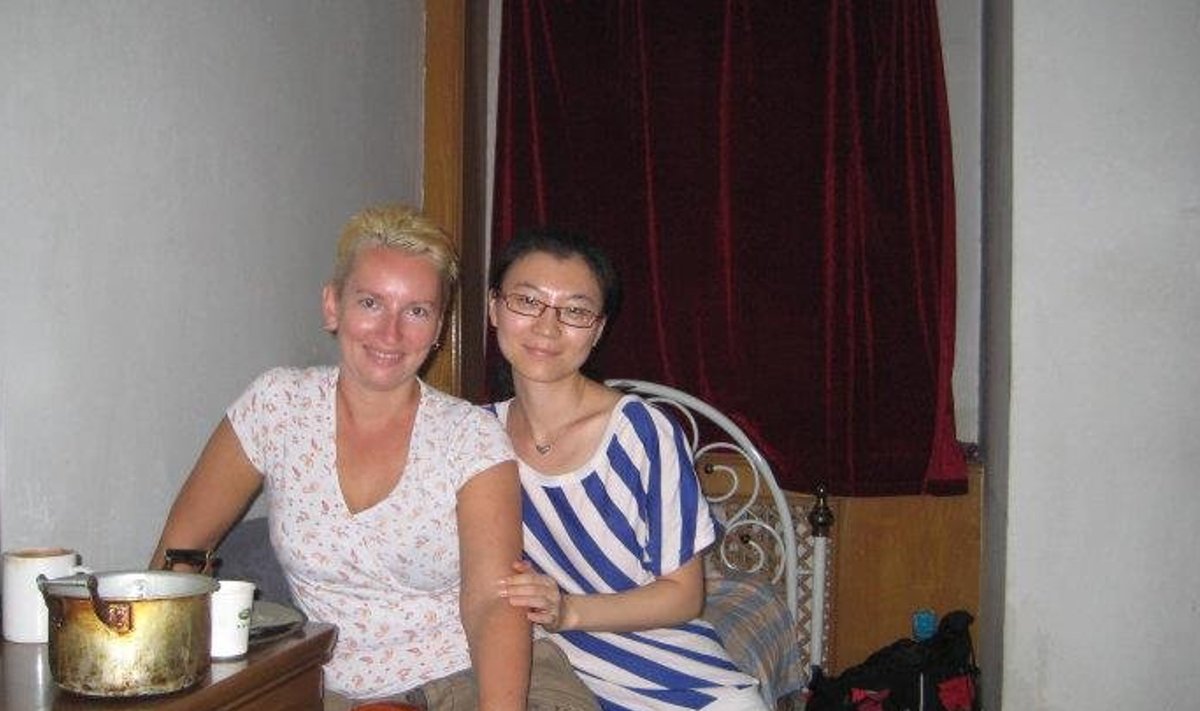 Minu esimene võõrustaja Pekingis. Mina olin tema esimene võõrustamise kogemus.