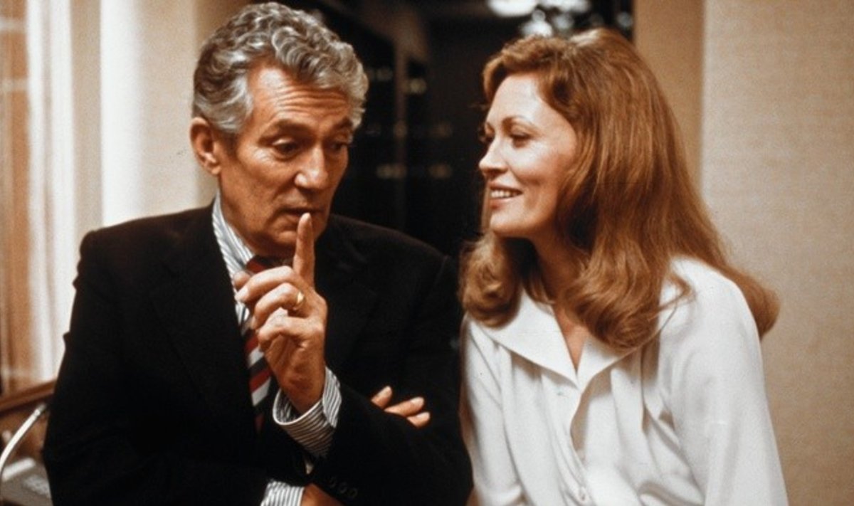 Peter Finch ja Faye Dunaway neli Oscarit võitnud filmis “Televõrk”.