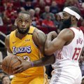 VIDEO | Superstaarist paariliseta mänginud LeBron James vedas Lakersi Hardeni ja Westbrooki vastu võidule