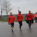 DELFI AUGSBURGIS: Ragnar Klavan kehastus euromängu eelsel treeningul jäämeheks