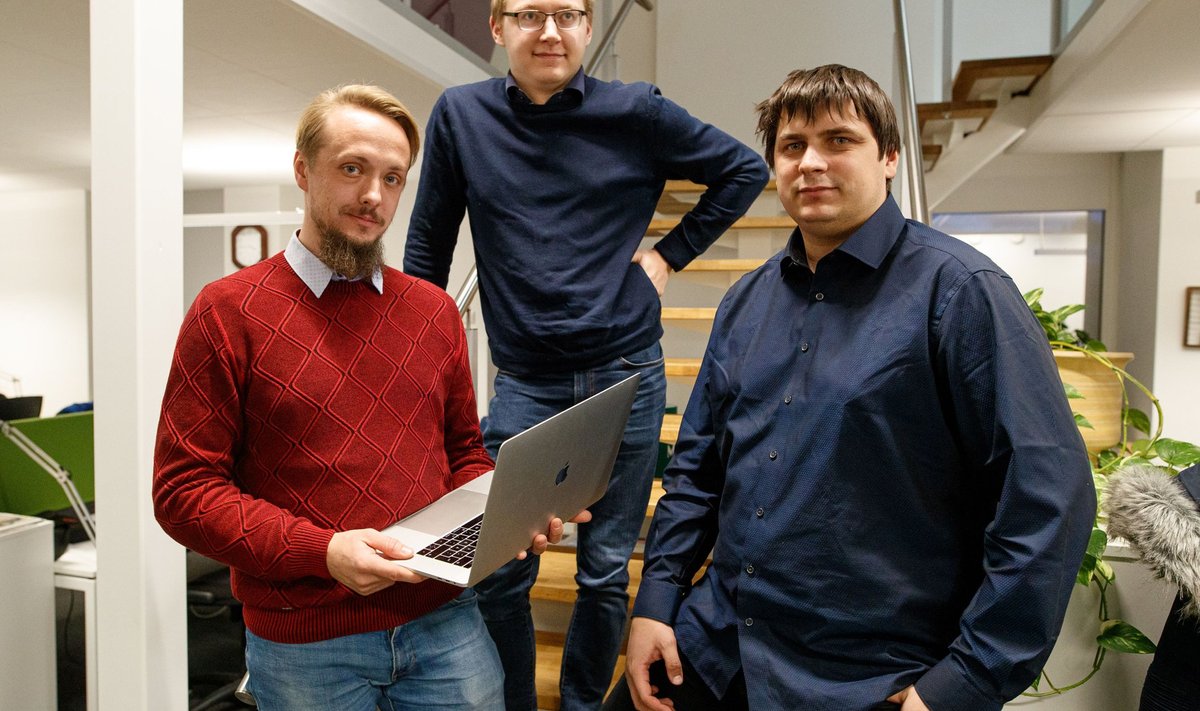 Osaühingu Metsatarkvara töötajad Tarmo Kalling, Kristjan Karron ja Siim Luts arendavad veebikeskkonda, mis koondaks võimalikult palju metsanduslikke andmeid ja funktsioone.