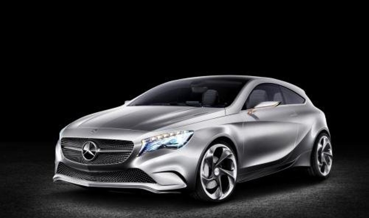 Mercedes-Benz idee-A-klass eelkäijaga võrreldes suisa hiilgav