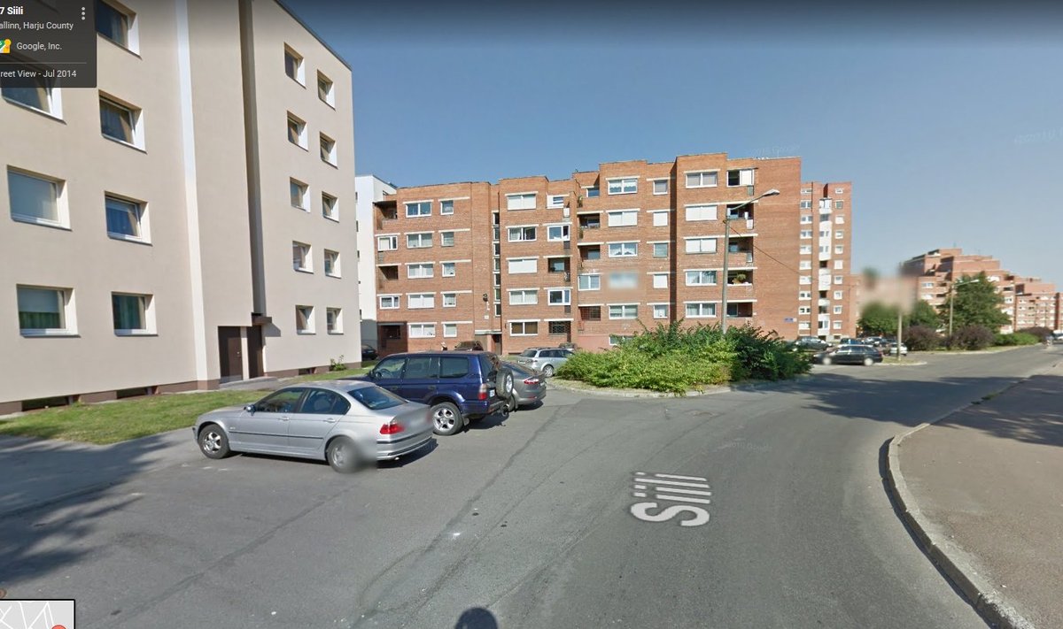 Tallinn, Siili 27 juures (Google Street View ekraanitõmmis)