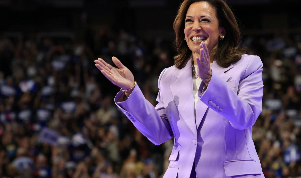 Demokraatide presidendikandidaat Kamala Harris Las Vegases kampaaniaüritusel