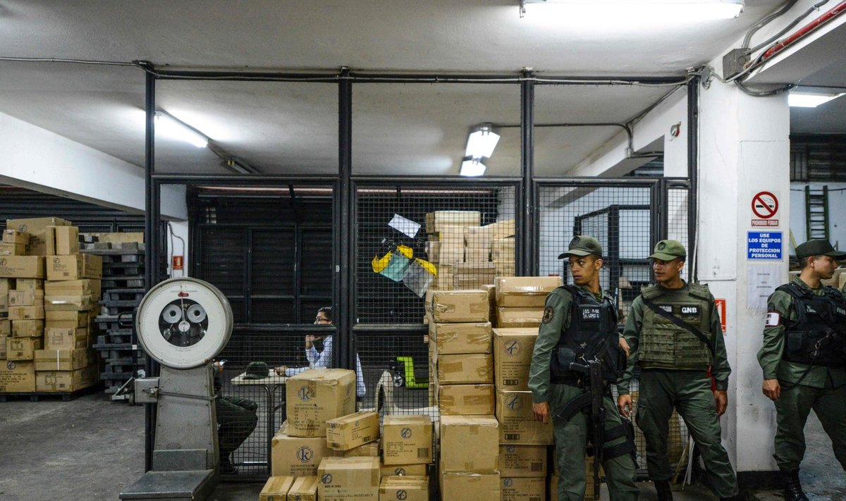 Relvastatud Venezuela rahvuskaart konfiskeeris mänguasju