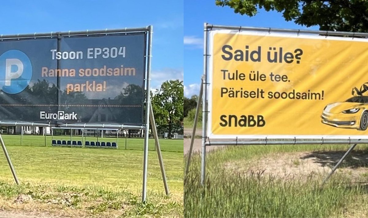 Europarki ja Snabbi reklaam