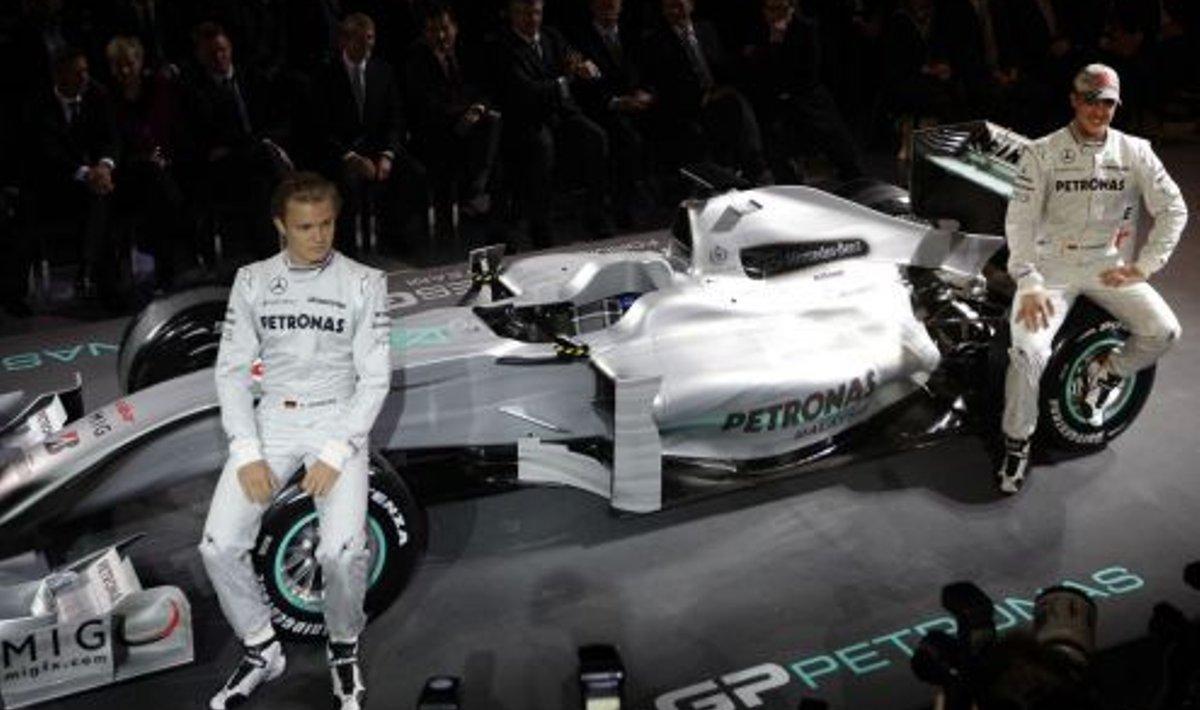 Nico Rosberg ja Michael Schumacher, Mercedes