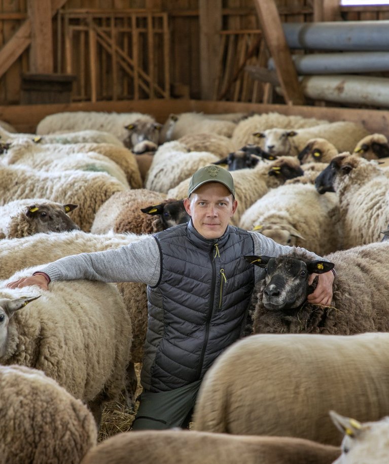 „Kui nutikalt ja mitmekülgselt majandada, on täiesti võimalik lambakasvatusega ära elada ja oma peret toita,“ teatab lambakasvataja Priidu Veersalu.   