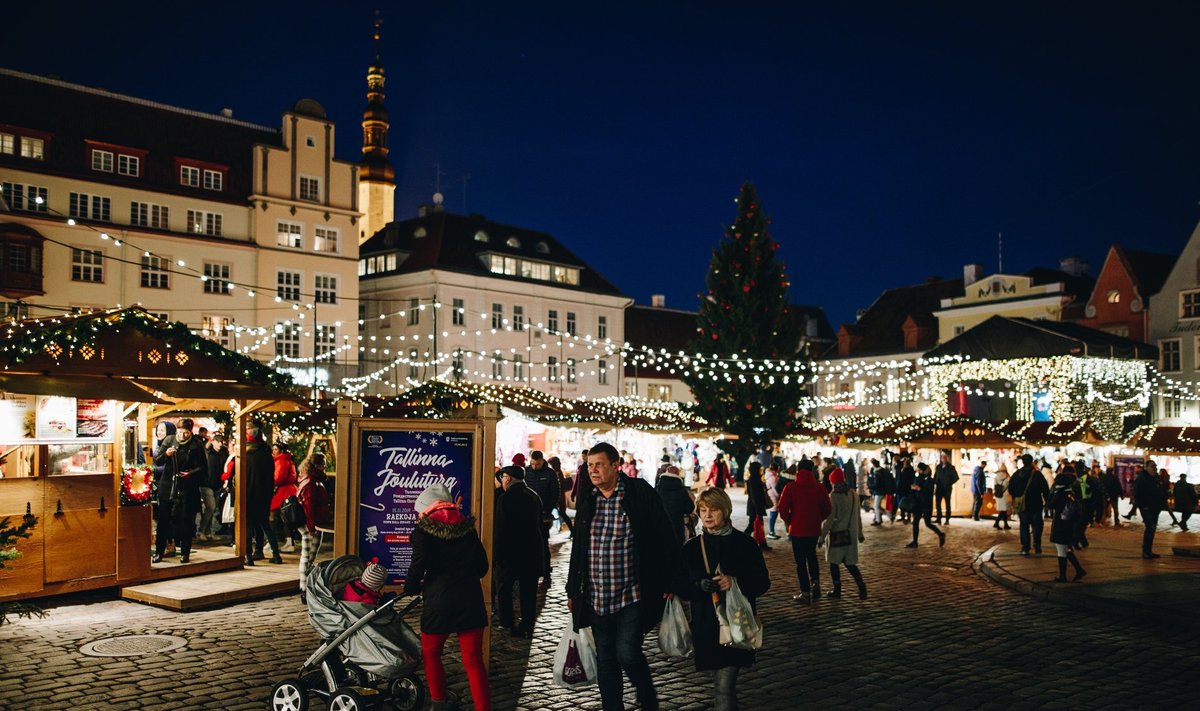 Tallinna jõuluturu avamine