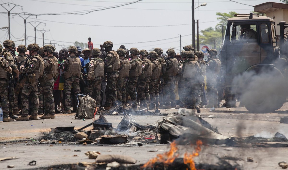 Prantsuse väed Kesk-Aafrika Vabariigis korda tagamas