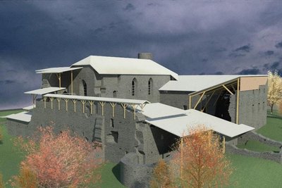 Kloostri tulevikuvisioon, mis valmis viimase rahvusvahelise projekti raames. Autorid Mart Keskküla (AS Restor) ja Liis Keskküla (OÜ Arhgild).
