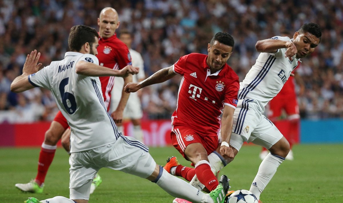 Meistrite liiga veerandfinaal Madridi Real - Müncheni Bayern