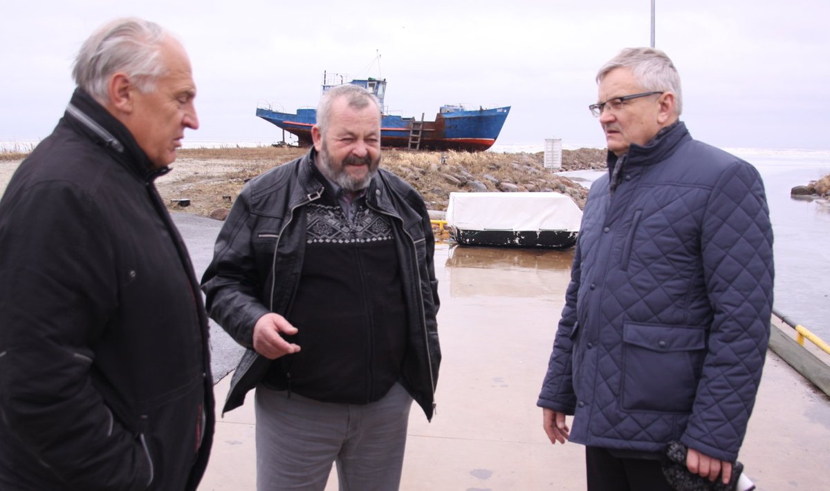 Maaeluminister Tamm kohtumas Peipsi järve kaluritega