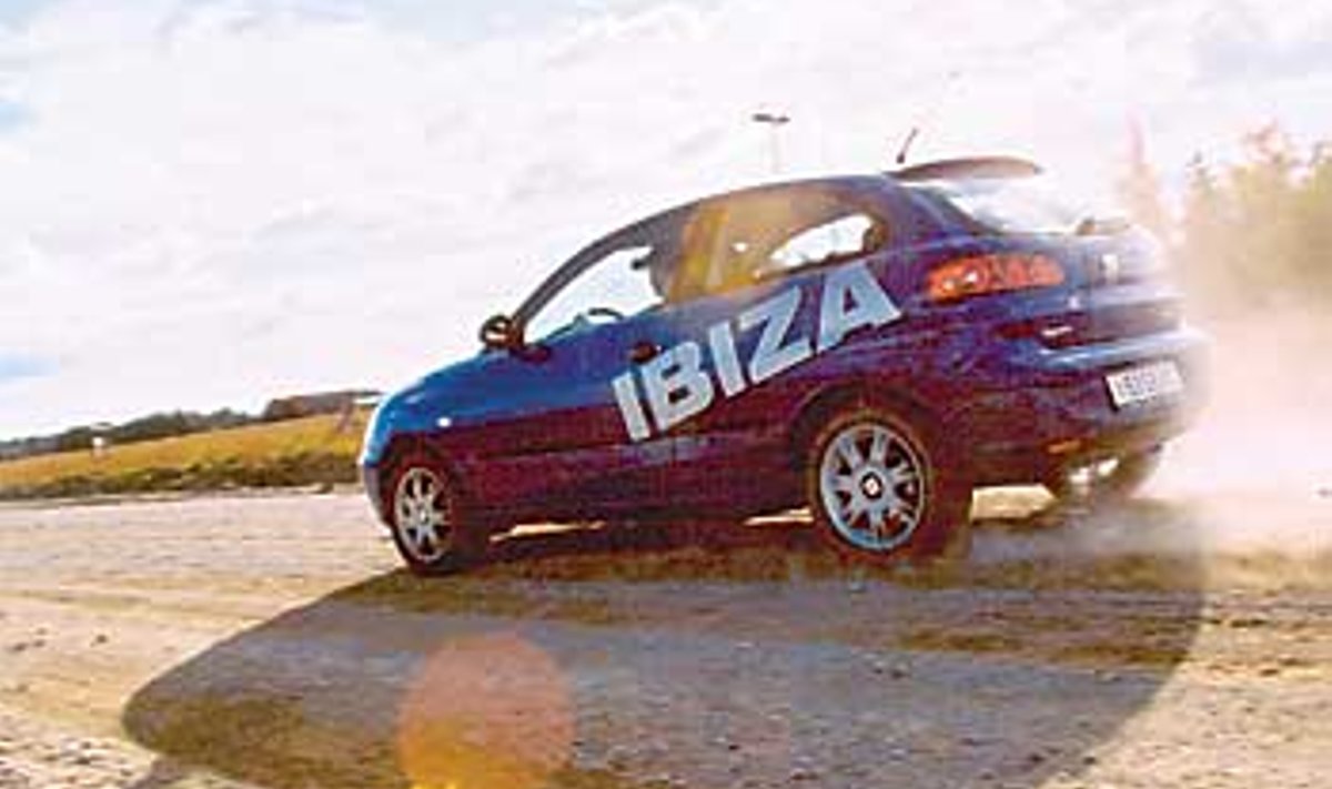 SPORTILK: Võimsama mootoriga Ibiza pakub juhile ohtralt sõidumõnu. Vallo Kruuser