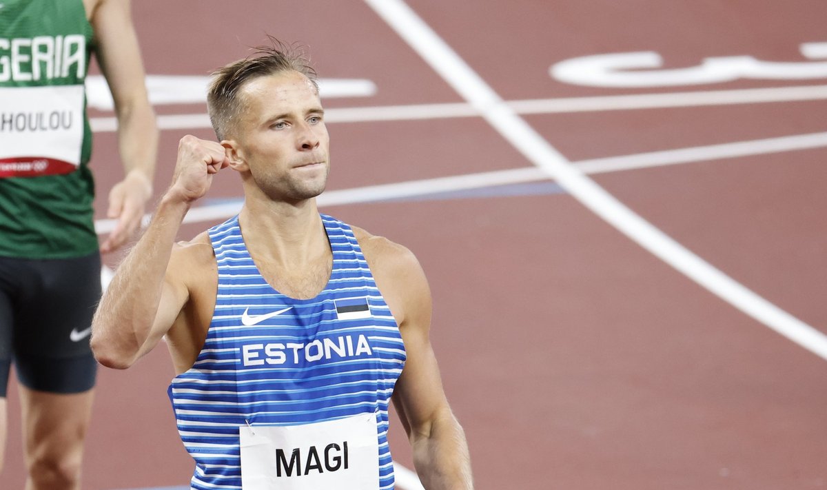 Rasmus Mägi Tokyo olümpia poolfinaali järel.