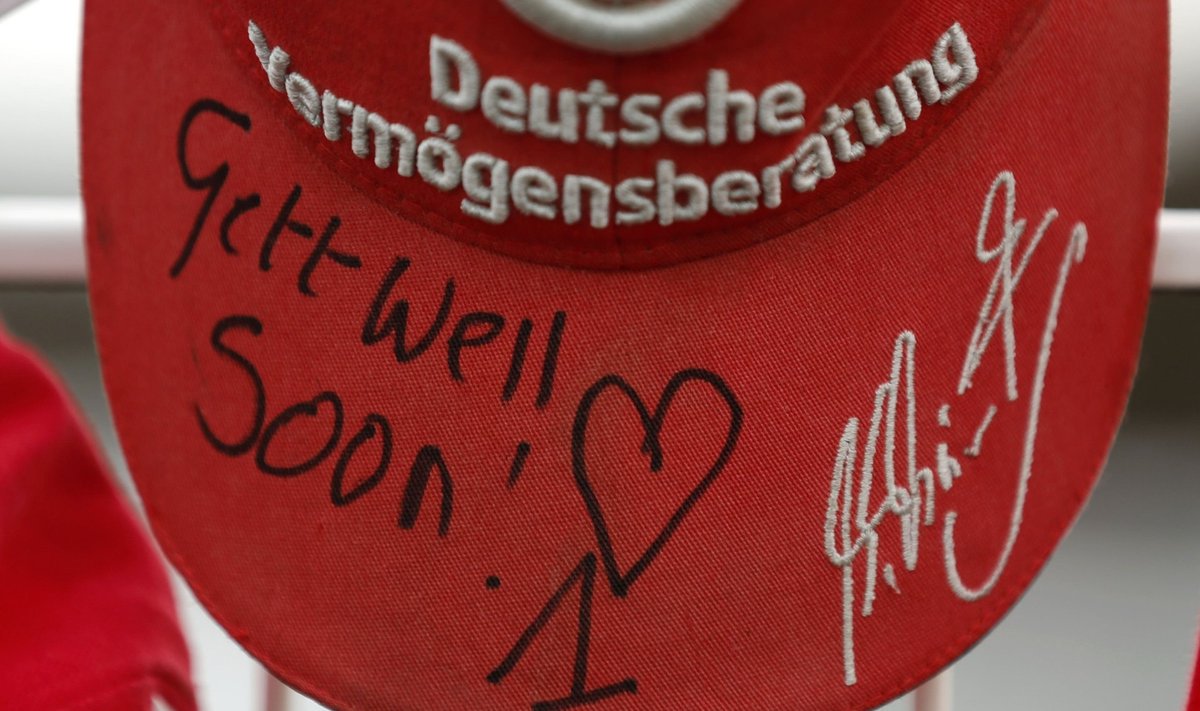 Fännid kogunesid Schumacheri 45. sünnipäevaks