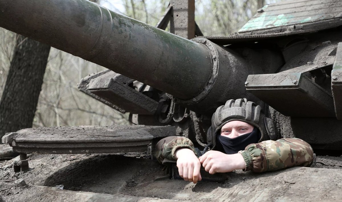 Vene tankist Ukrainas