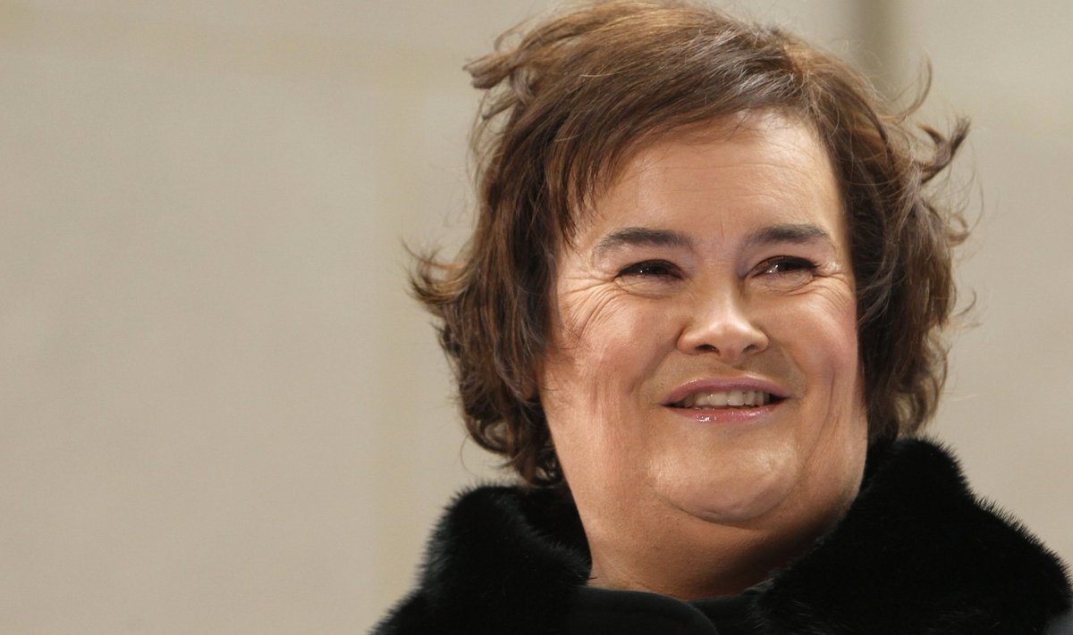 British singer Susan Boyle performs on NBC's "Today" show in New York