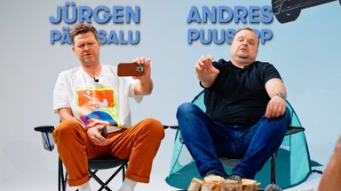 Raadiohääled Jürgen Pärnsalu ja Andres Puusepp: kui eetris midagi öelda pole, siis ei olegi vaja suud lahti teha