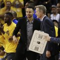 VIDEO: Warriors võitis Rocketsit ka Stephen Curry puudumisel