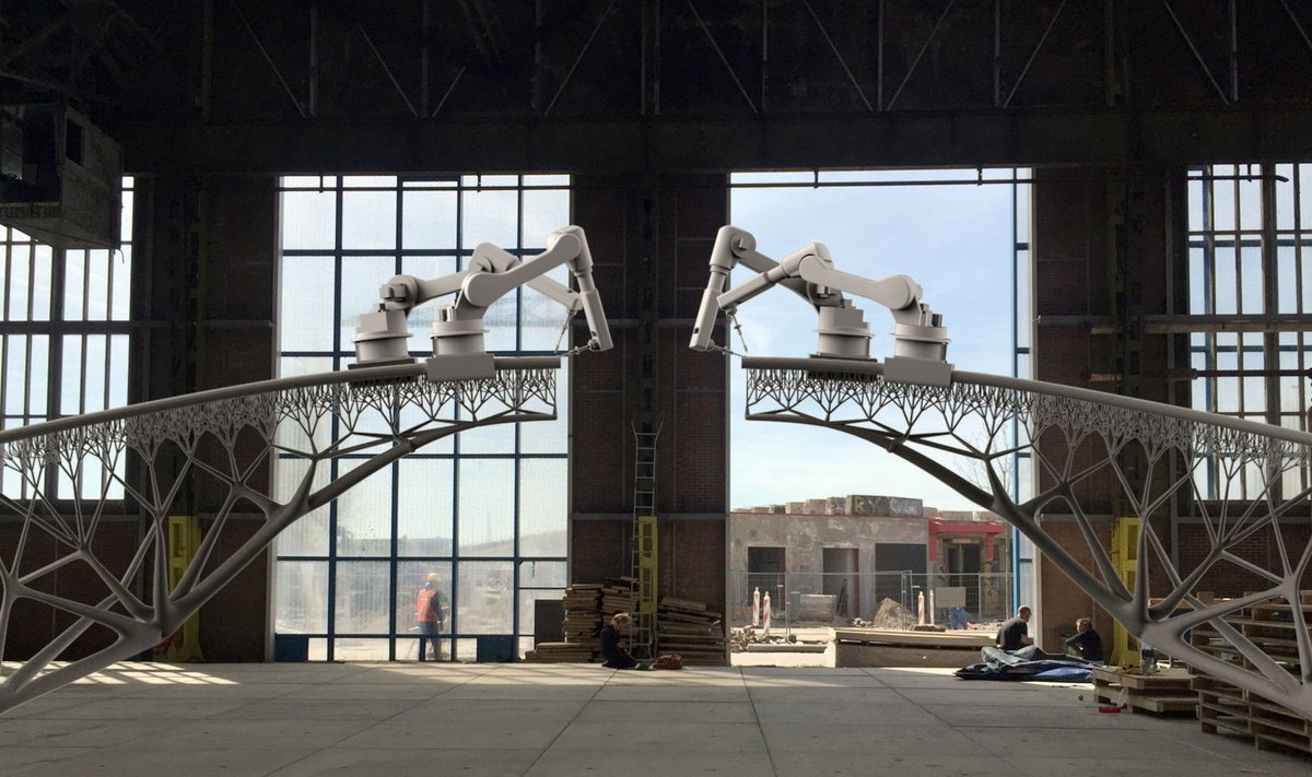 Kunstniku nägemus hollandlaste 3D-prinditavast sillast