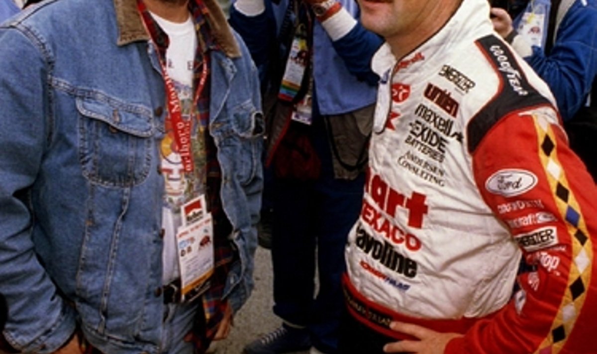 George Harrison ja Nigel Mansell Long Beach GP-l