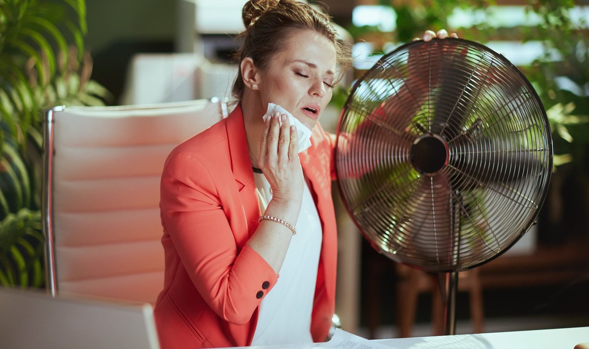 Soovituslikud temperatuurivahemikud istuvale tööle, mis ei nõua füüsilist pingutust, on 20–25 °C.