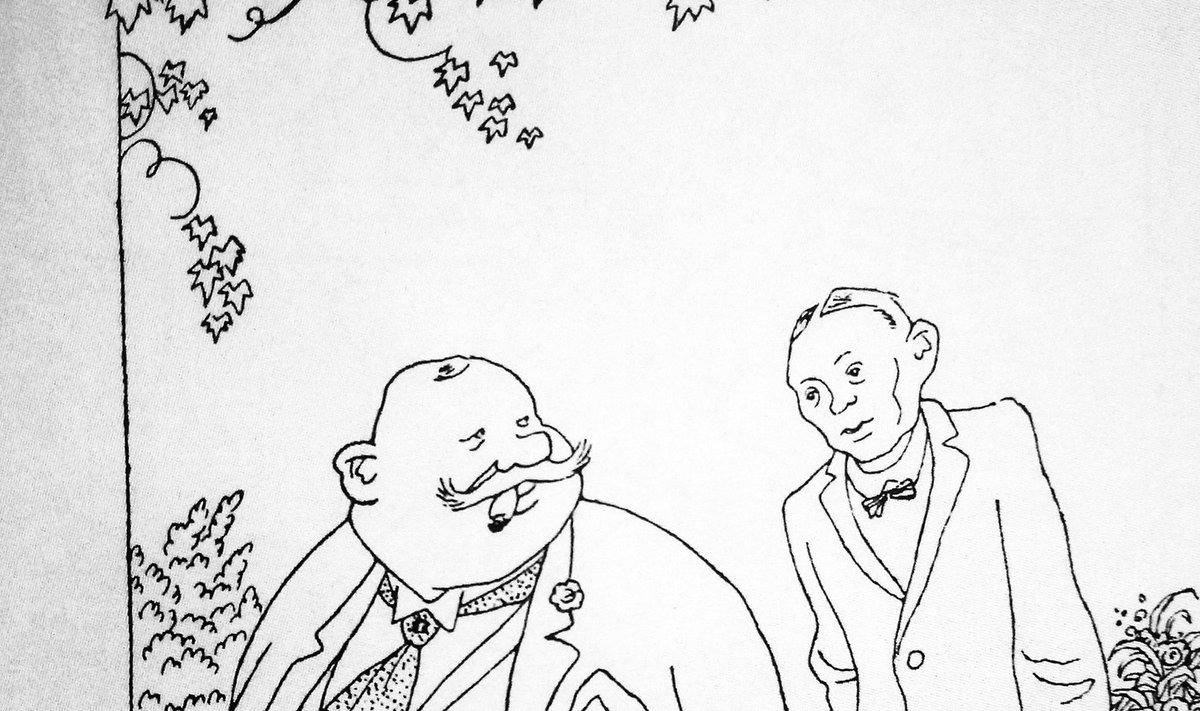 ÕPETAJATE ÜLEPRODUKTSIOON: „Teil on ülikooliharidus? Tubli! Võtan teid enda juurde kojameheks. Teie ülesanne on tänavat pühkida ja mind õpetada lugema!“ Gori karikatuur.