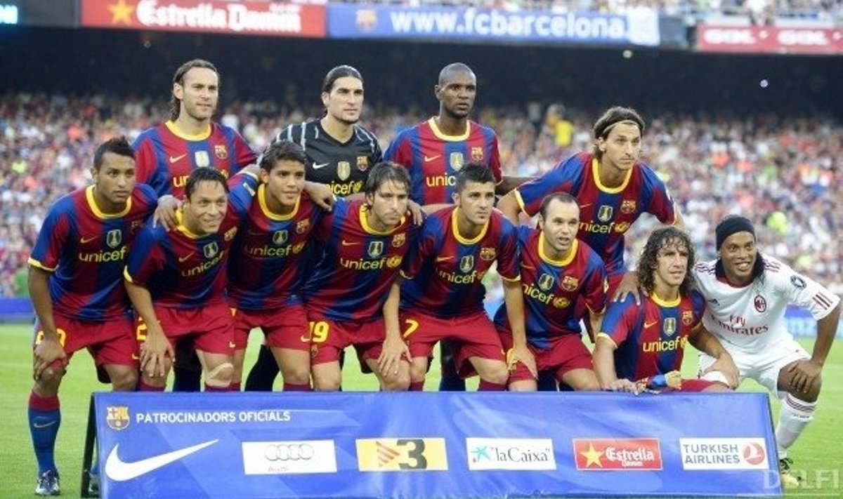 FC Barcelona-AC Milan sõprusmängu eel, Ronaldinho, jalgpall