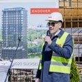 FOTOD | Tallinnas sai nurgakivi omapärane tornhoone, kuhu tuleb ka Eesti kõige kallim luksuskorter