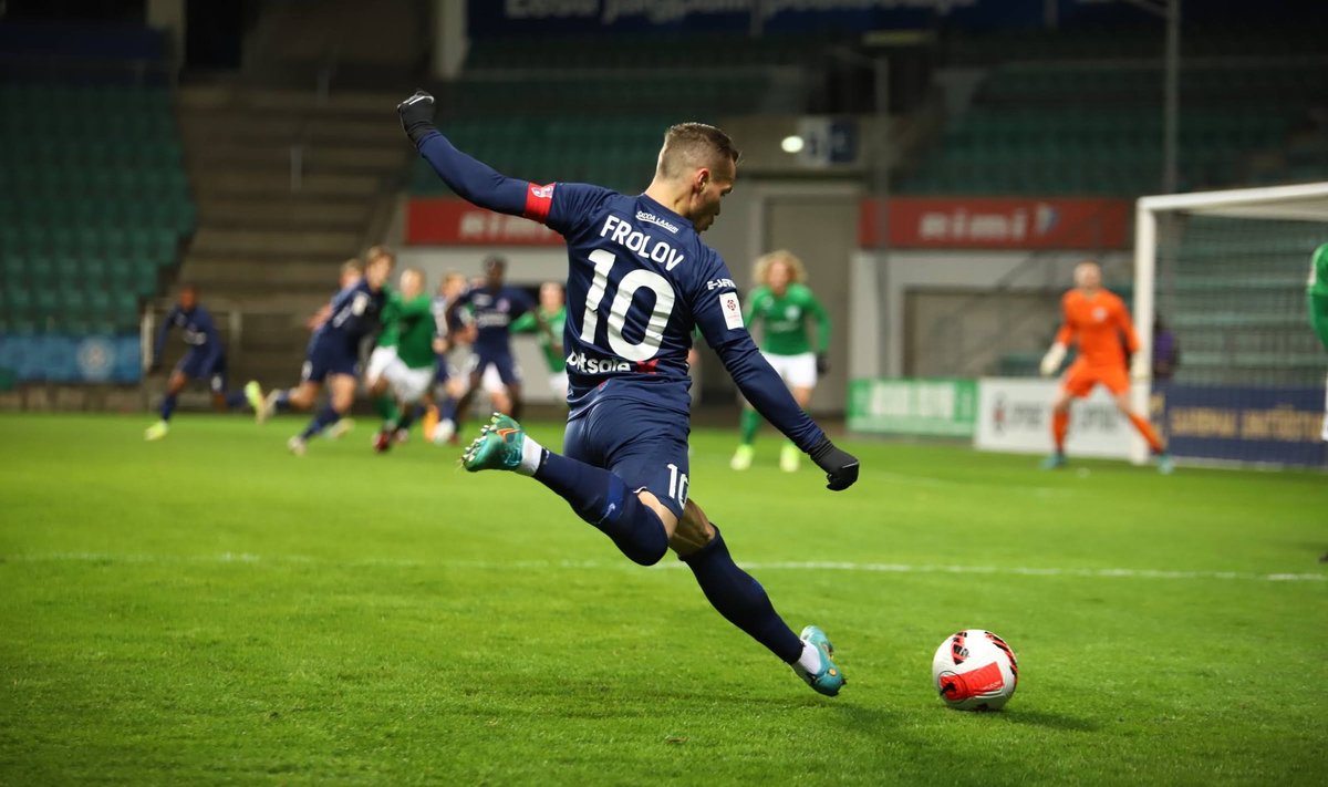 Paide Linnameeskonna mängija Andre Frolov