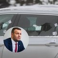 FOTOD | Siseminister Lauri Läänemetsa isikliku auto aknad löödi öösel puruks. Politsei alustas kriminaalmenetlust