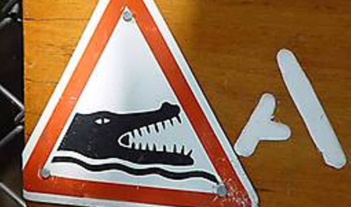 HÄDAOHT: Krokodillihoiatusi tasub Põhja-Austraalias kindlasti silmas pidada. REIGO LEHTLA