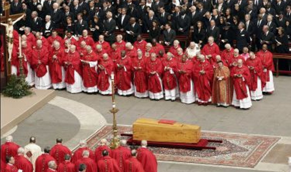 Paavst Johannes Paulus II matus