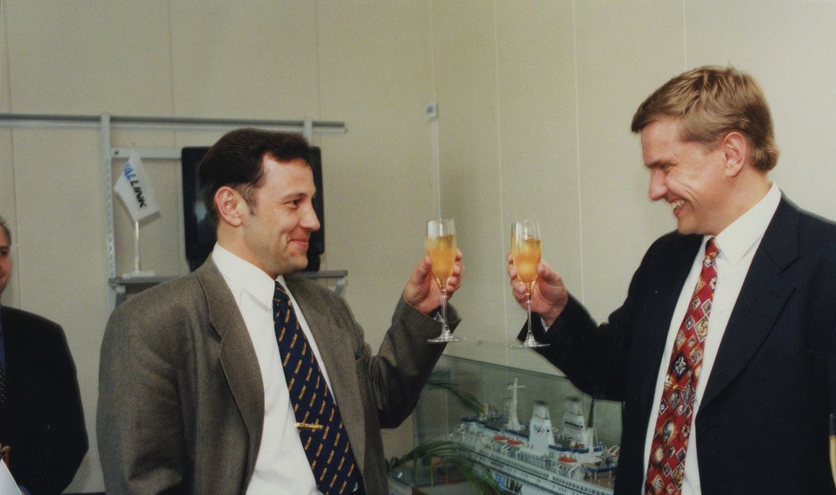 Enn Pant (vasakul) ja Ain Hanschmidt: kamraadid, äripartnerid, Tallinki ristiisad