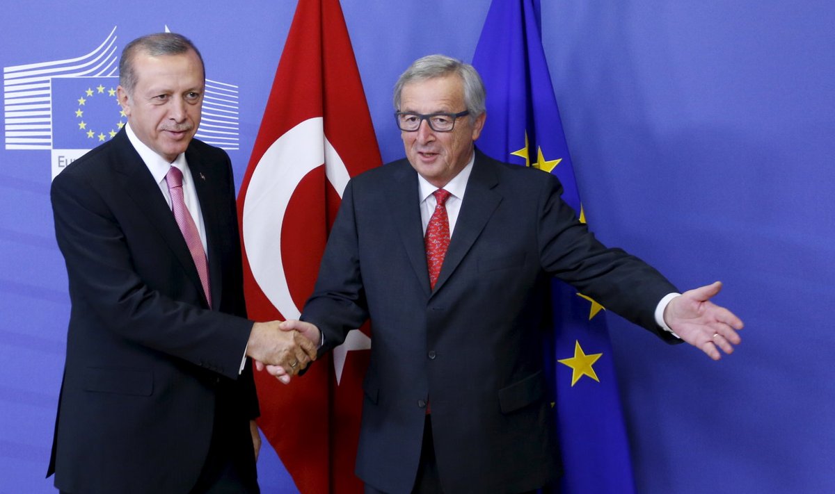  Türgi president Erdoğan ja Euroopa Komisjoni juht Juncker oktoobris